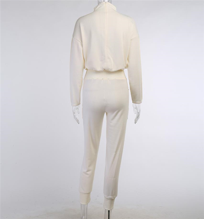 European Beauty Long Sleeve Sportswear Suit