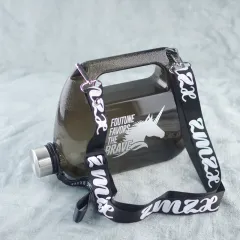 Backpack Kettle Portable Outdoor Sports Plastic Cup - Black - View 1