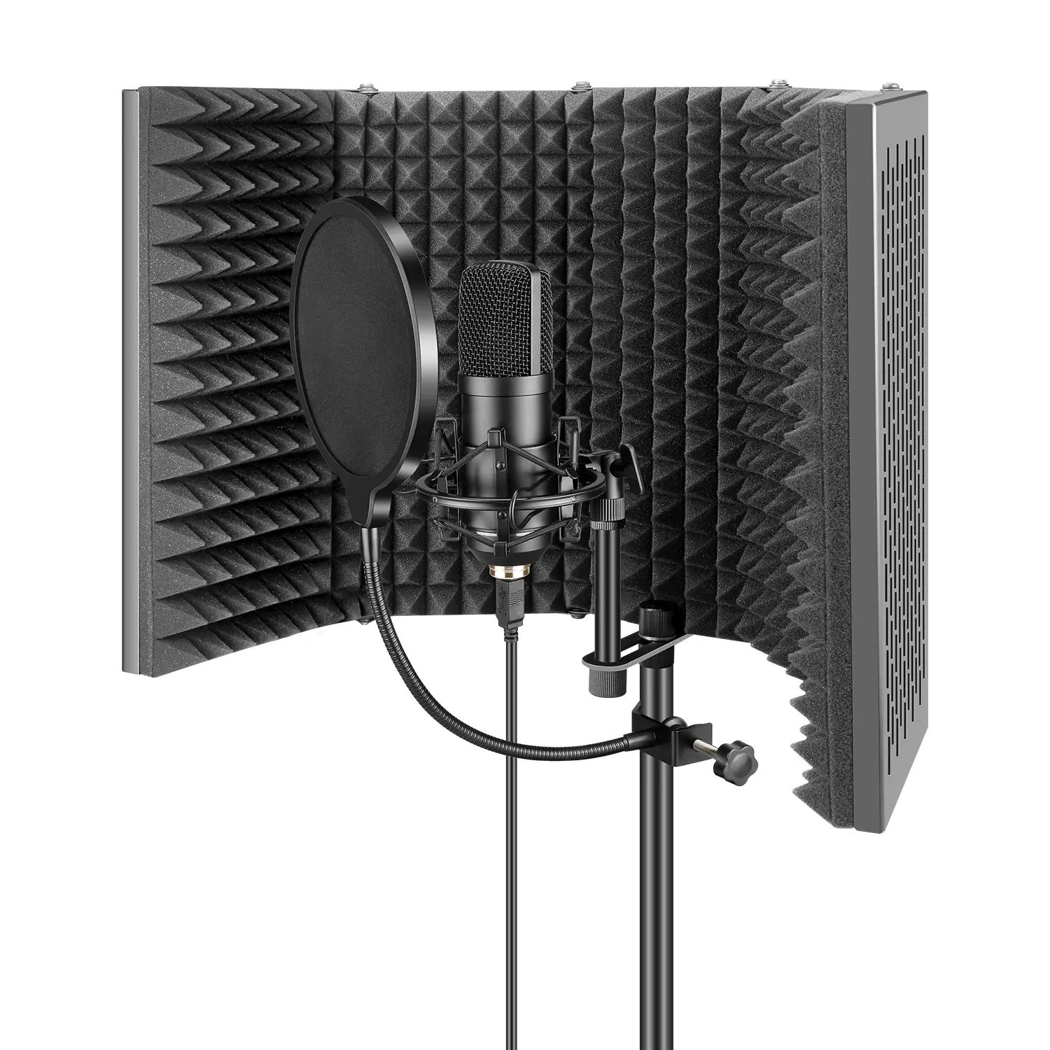Microphone Recording Studio High-Quality Noise Reduction Screen