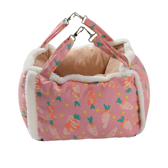 Cat Hammock Hanging Nest Semi Enclosed Cat Cage Hammock Cat Nest Pinky Square - Shop at LoveMi