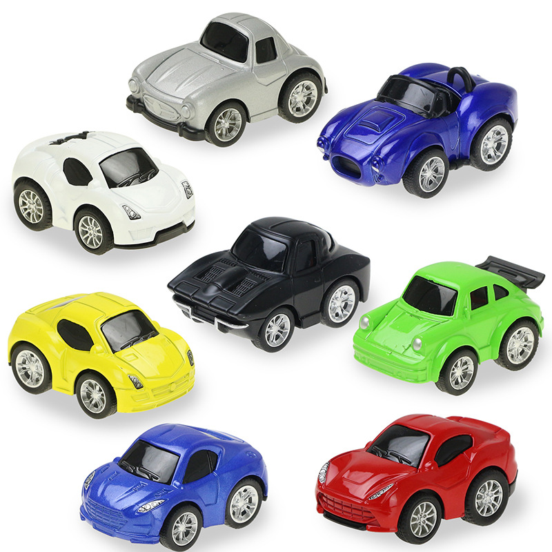 Q Version Mini Alloy Toy Car Children's Set - Image 1