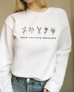 Men's And Women's Hoodless Sweater Creative Printing - White - View 1