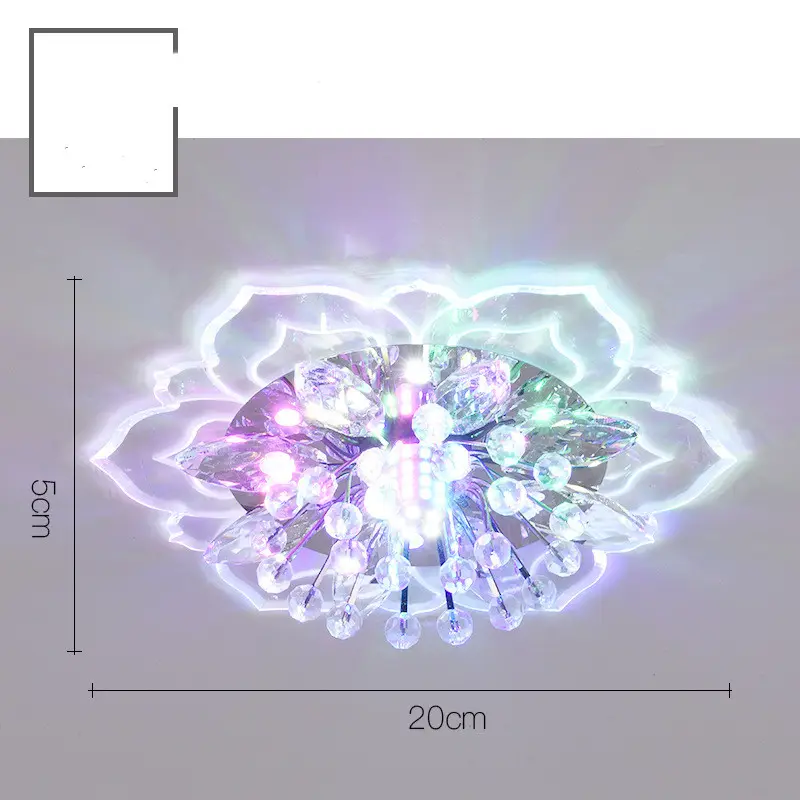 Small Crystal Lamp Corridor Modern Minimalist Living