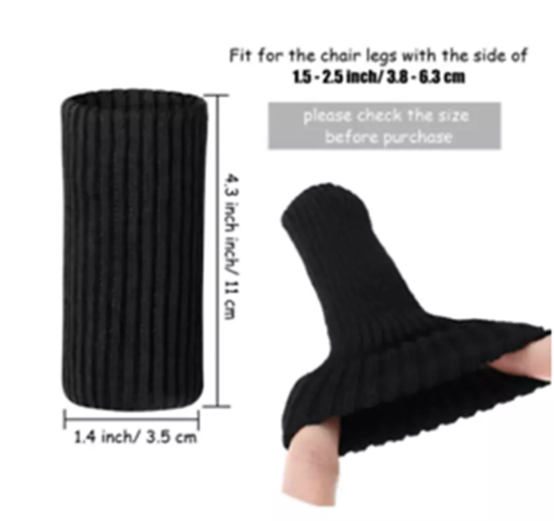 Knitted Chair Leg Socks Furniture Table Feet Leg Floo