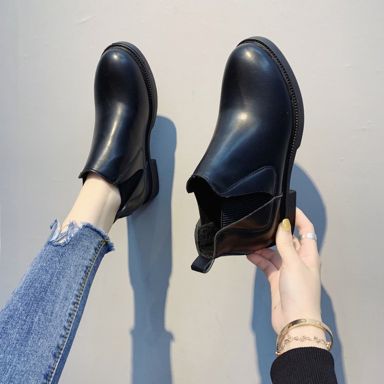 Wild students Vintage Boots Flat Ankle British Style