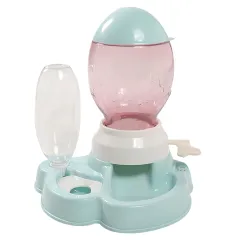 Cat Automatic Feeder Dog Waterer Does Not Wet Mouth And Prevents Tipping - Blue - View 1