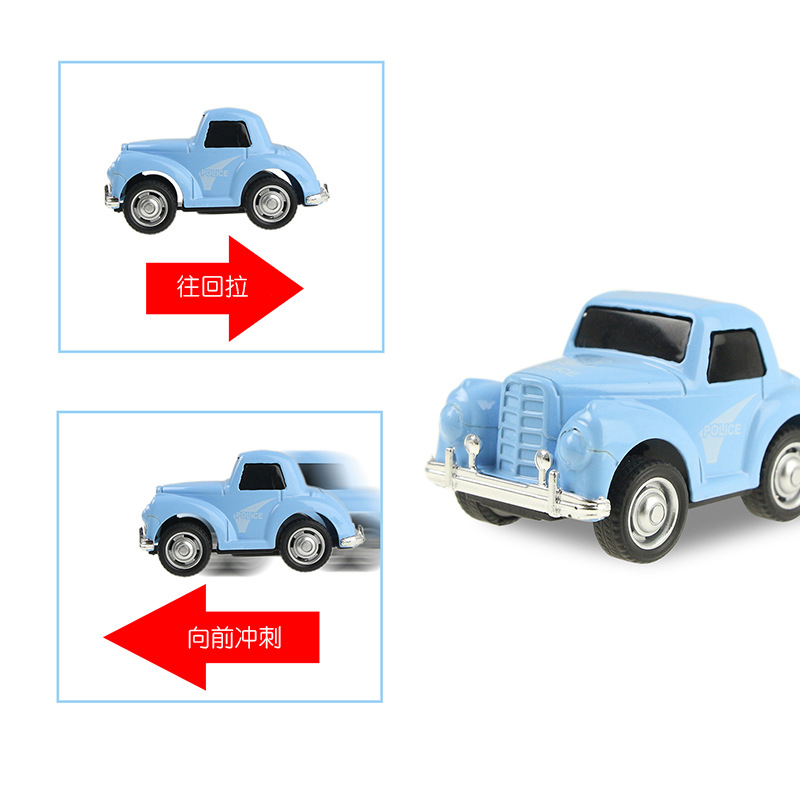 Q Version Mini Alloy Toy Car Children's Set