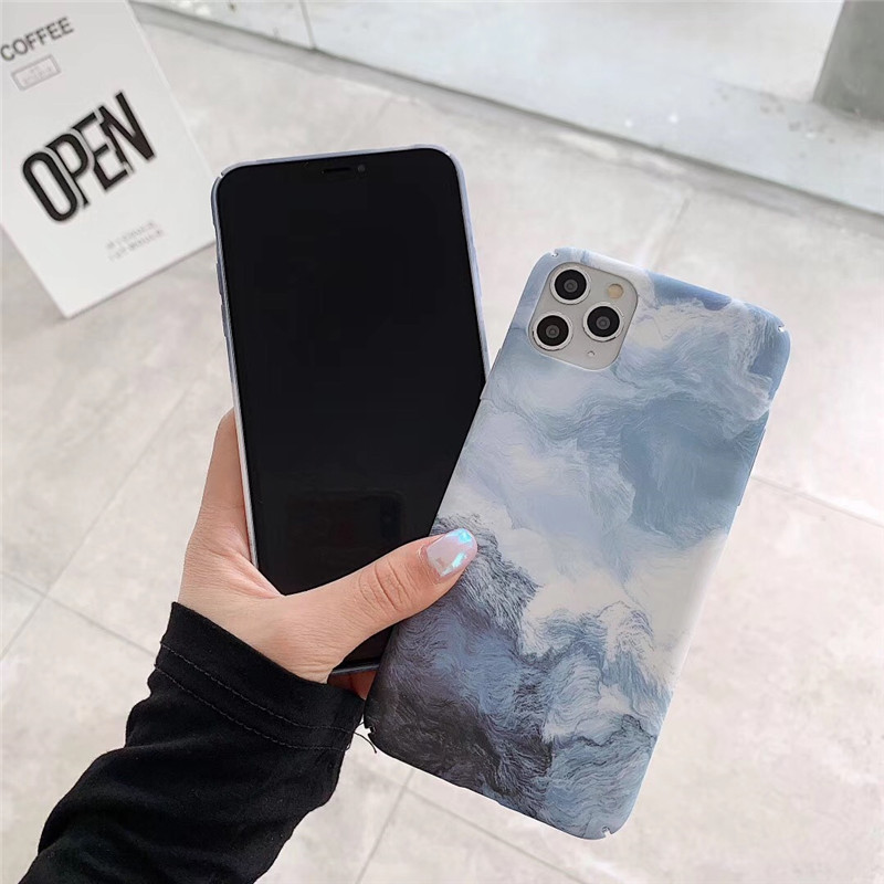 Compatible with Apple, Blue Waves Are Suitable For IPhone Hard Case