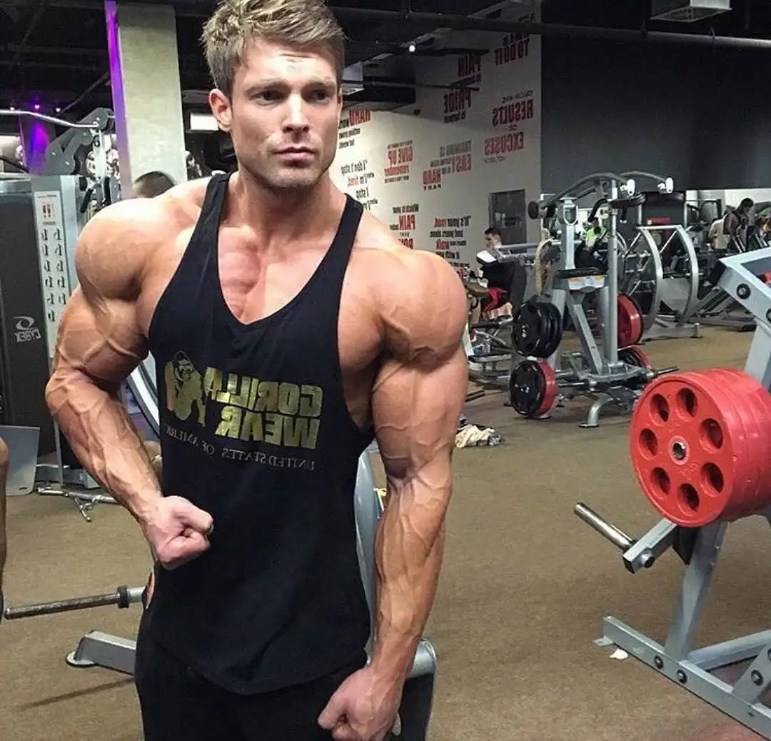 Summer Men's Cotton Vest Fitness Muscle Sports Loose Print