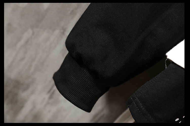 Fake Two-Piece Hooded Pullover Long-Sleeved Sweater