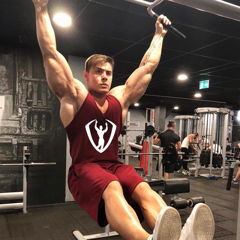 Fitness Running Training Casual Vest Cantilevered Sleeveless Shirt