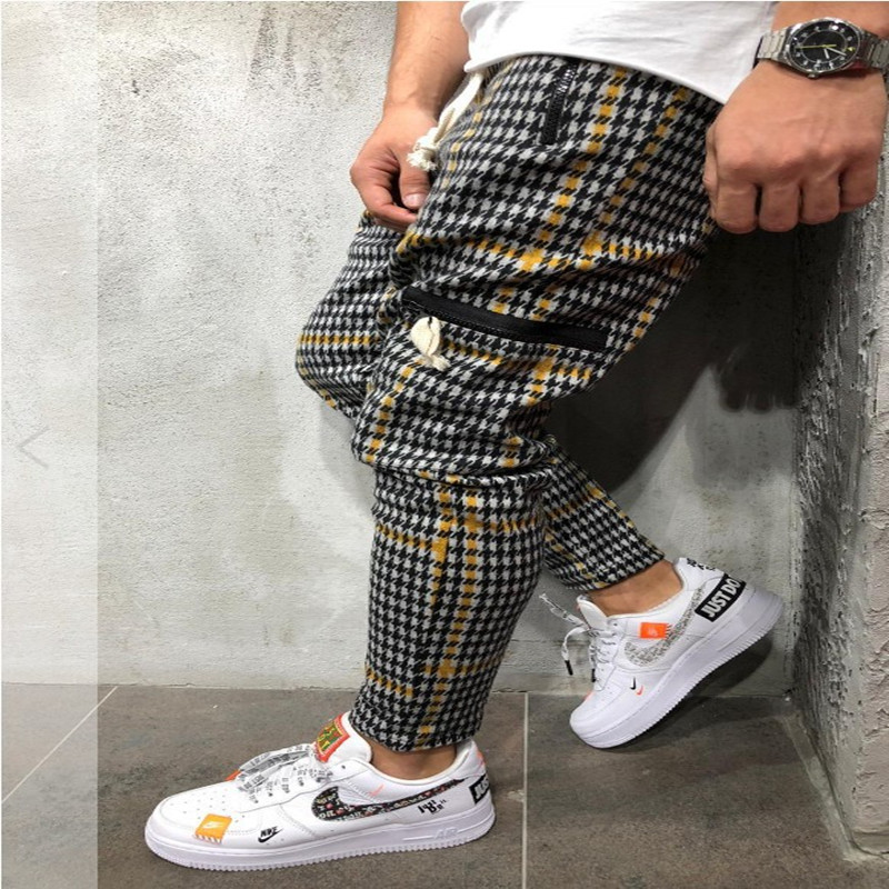 Fashion Striped Harem Trousers Male Hip-Hop Sweatpants
