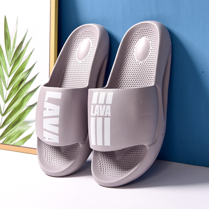 Summer Thick Soled Household Couple Shoes Drag Grey - Shop at LoveMi