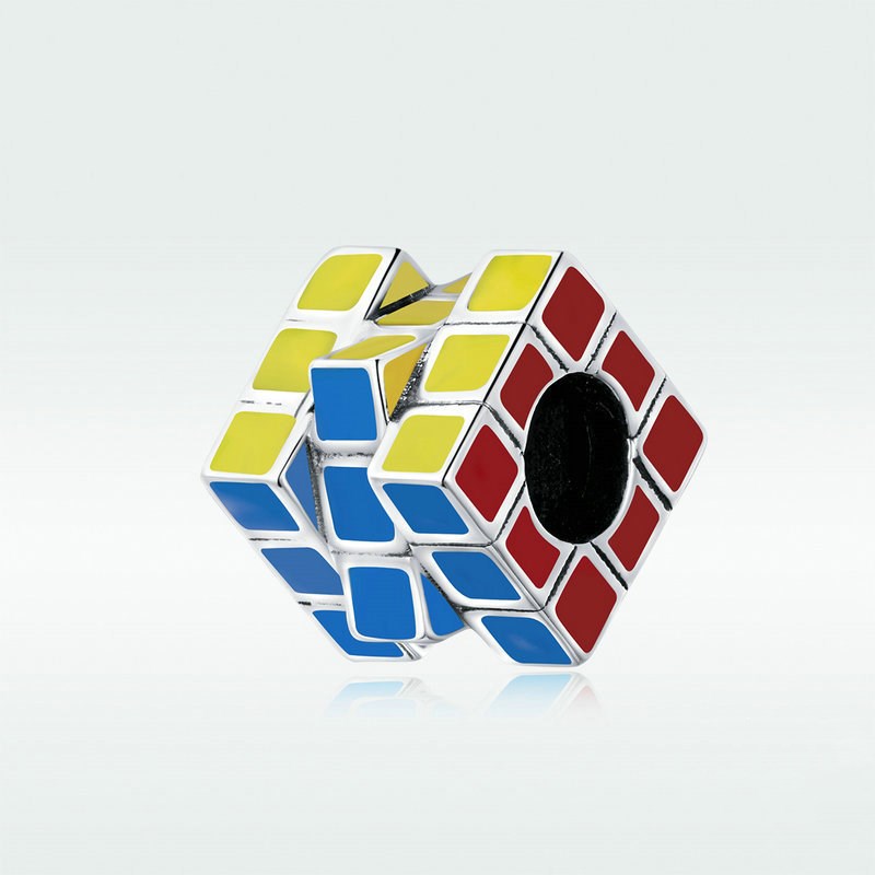Fashion Rubik's Cube Beads Jewelry Accessories