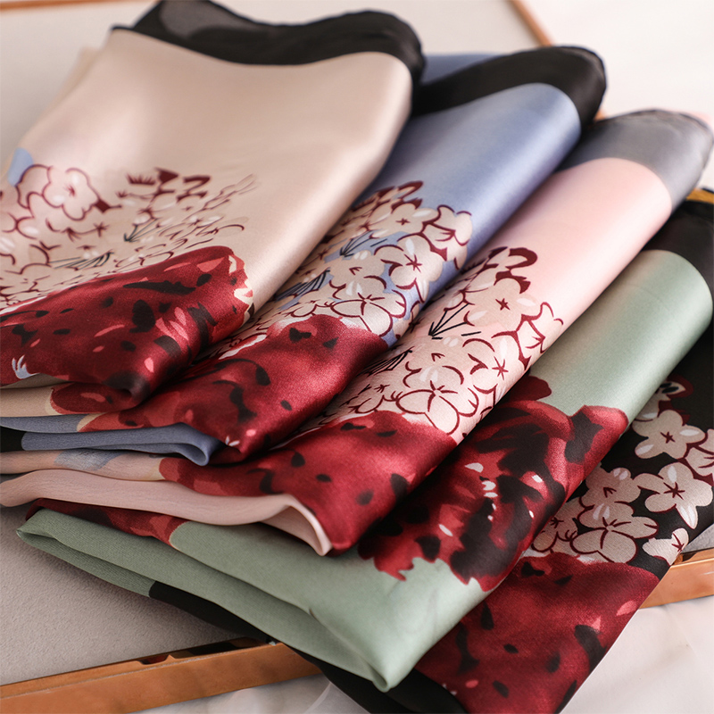 Fashionable Winter Women's Scarf Long Shawl With Silk Scarf