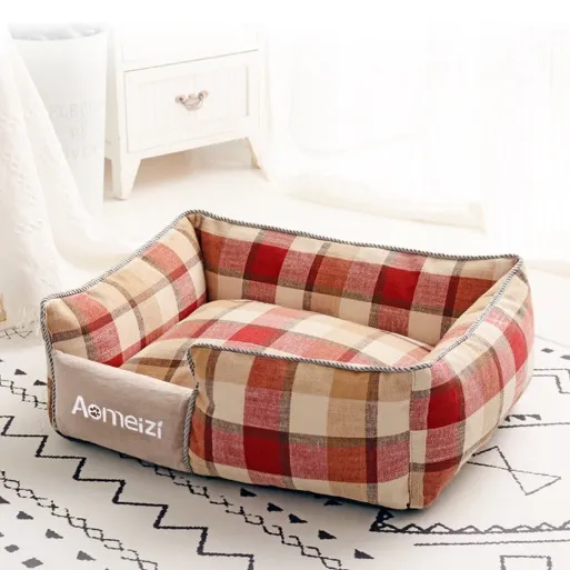 Dog Mat Biting Resistant Pet Bed In Winter Red - Shop at LoveMi