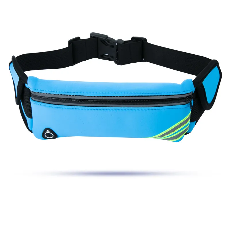 Mobile Phone Outdoor Running Exercise Sports Bag - Blue