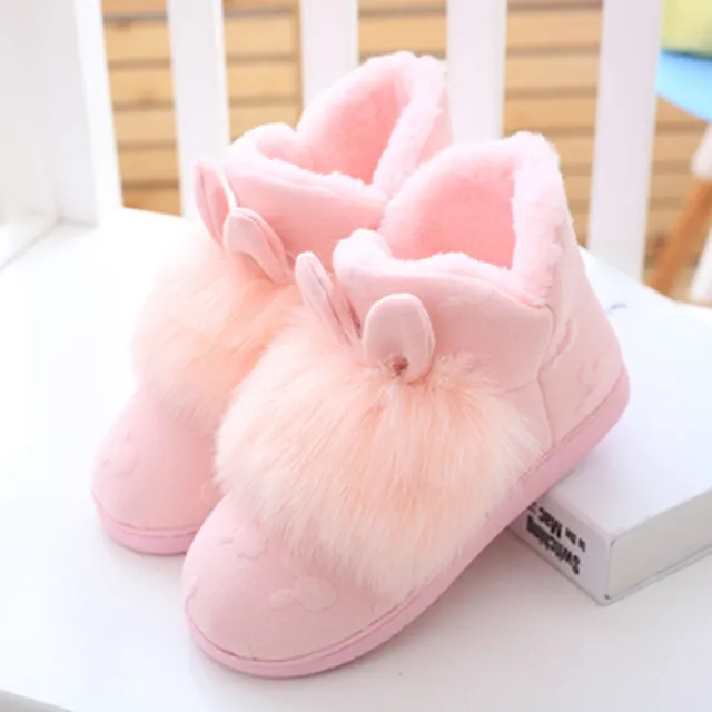 Winter High Top Confinement Shoes Thick Soled Large Size Plus Velvet Pink - Shop at LoveMi