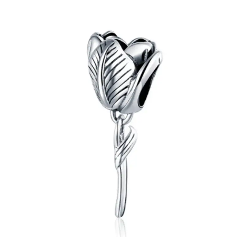 Vintage Design 925 Sterling Silver Charm Round Beads