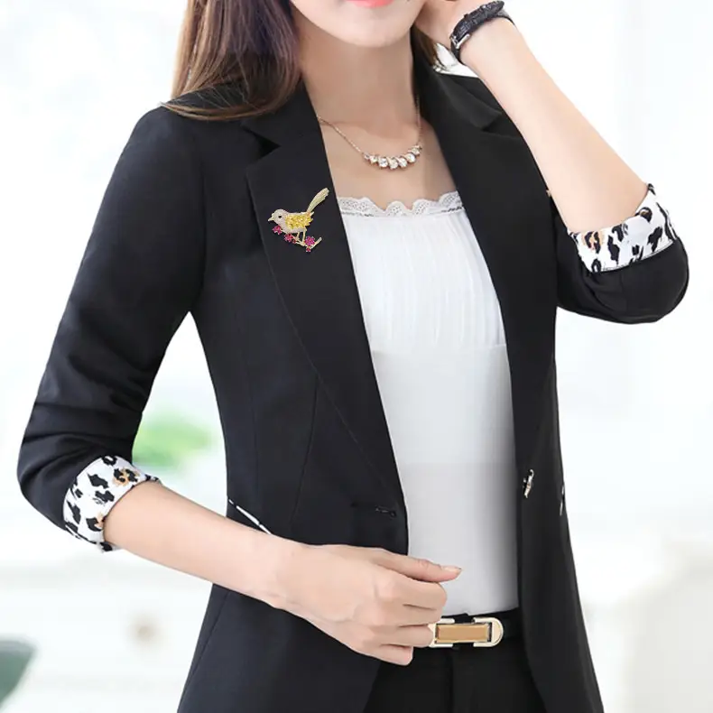 Fashionable Simple Cute Bird High-end Brooch