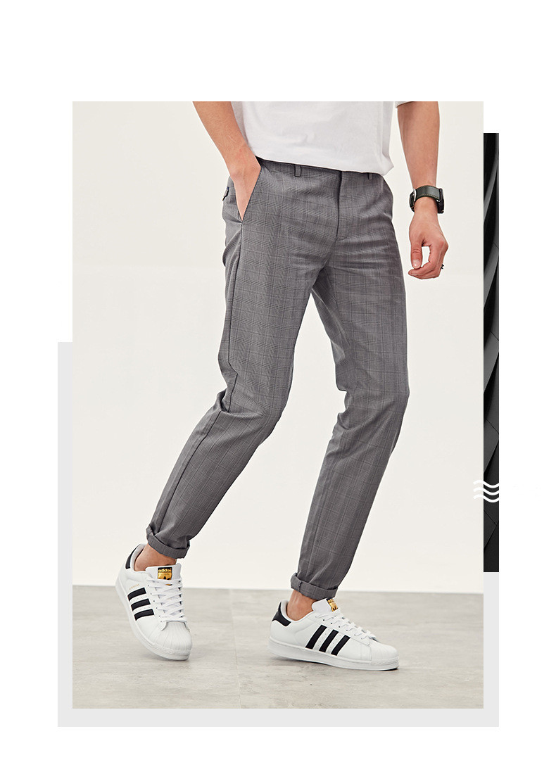 Men's Casual Business Cotton Trousers