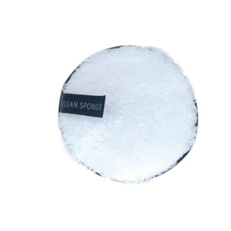 Long Hair Round Face Wash And Makeup Remover Puff White - Shop at LoveMi