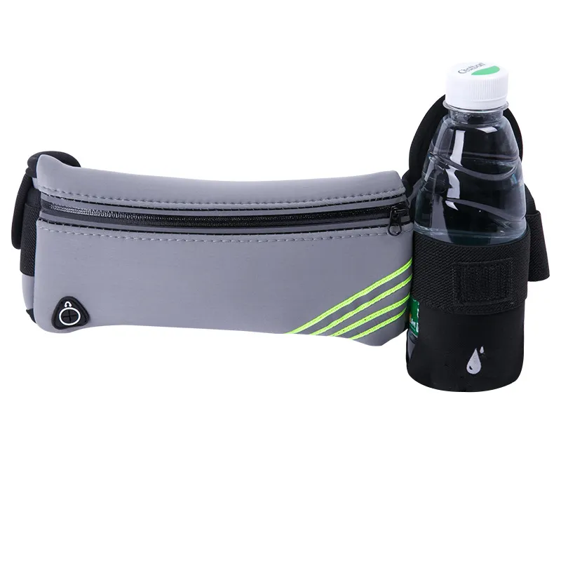 Mobile Phone Outdoor Running Exercise Sports Bag - Grey