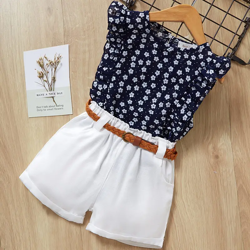 Kids Baby Girls Clothes New Short Sleeve T-Shirt Pants