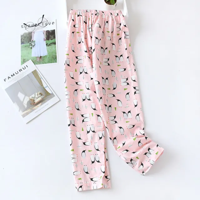 Thin Ladies Cotton Pajama Pants Woven Plus Size Home 7Style Xxl - Shop at LoveMi