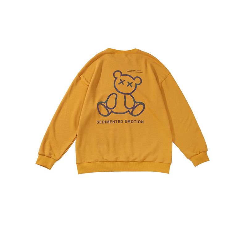 New Product Plus Velvet Reflective Bear Sweater Coat