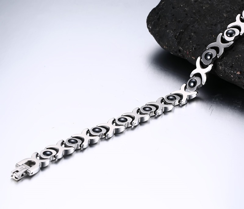 Fashion Stainless Steel Heart-shaped Ladies Bracelet