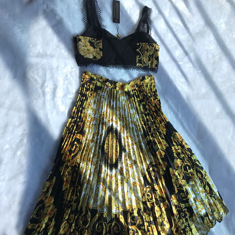 Baroque Holiday Style Camisole Sexy Vest