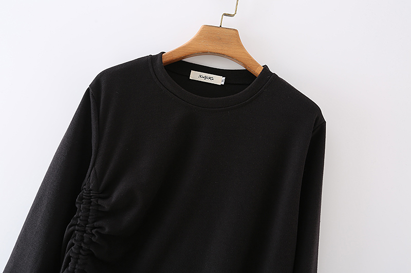 فستان شيفون مطرز بنمط زهور وياقة دائرية ضيقة بطراز عتيق