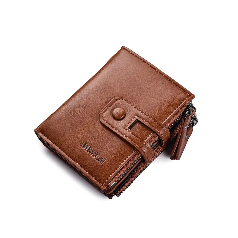 Buckle Retro Men's Wallet Multifunctional