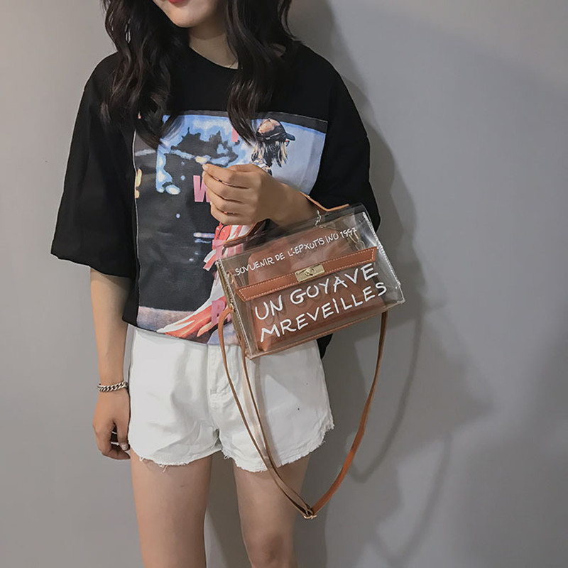 Summer Fashion New Transparent Bag Ladies Handbag