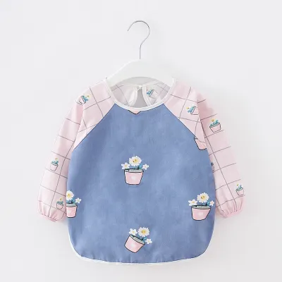 Cotton Baby Eating Pocket Smock, Children's Apron