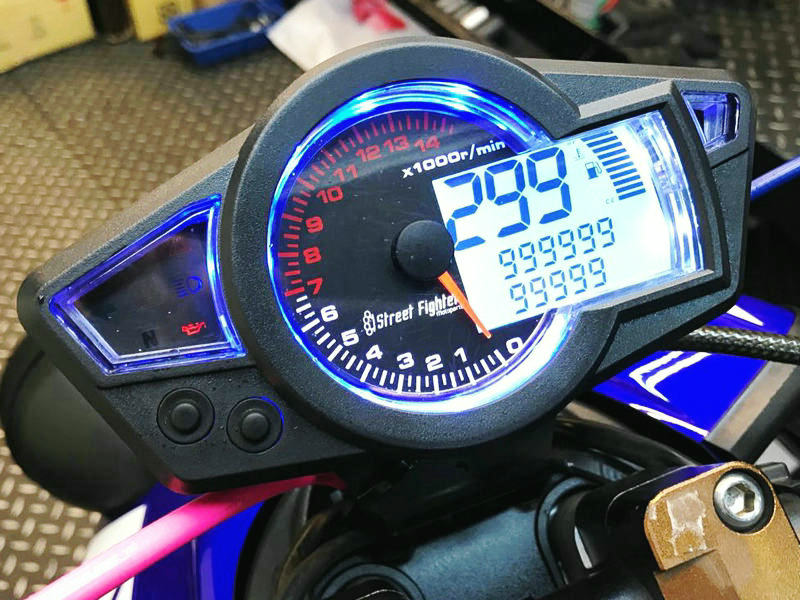 Cross-country Motorcycle Instrument Modification