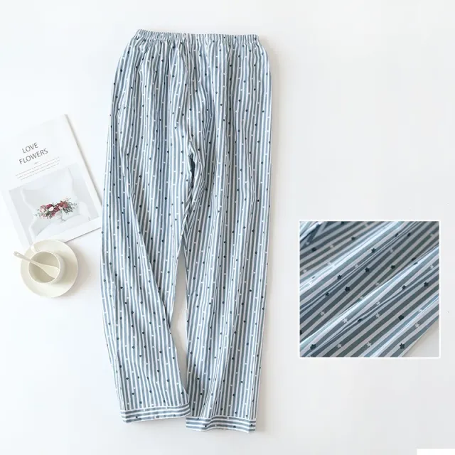 Thin Ladies Cotton Pajama Pants Woven Plus Size Home 2Style Xl - Shop at LoveMi