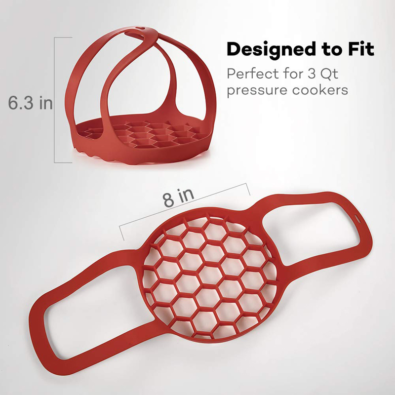 Creative Hollow Double Ear Egg Steamer High Temperature Resistant Silicone Insulation Pad