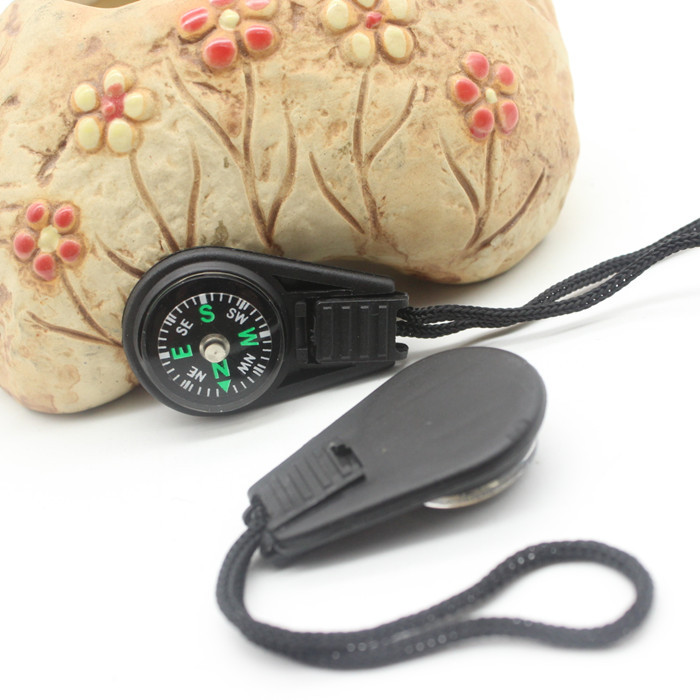 Outdoor orienteering army compass (black)