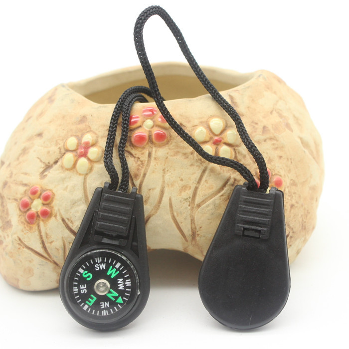 Outdoor orienteering army compass (black)