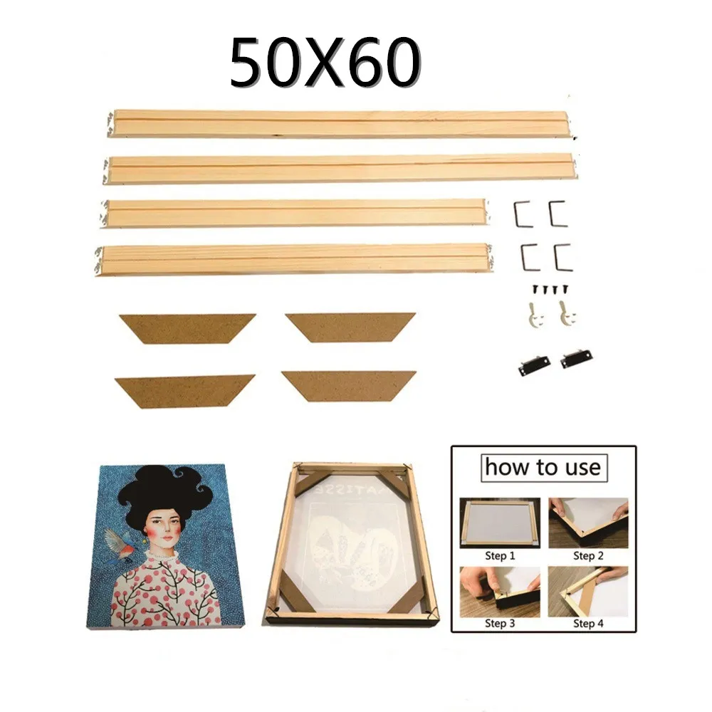 Piant Wooden Frame - 50X60