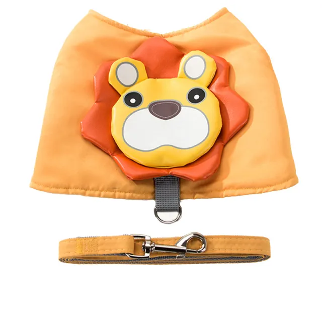 Nervous Cat Vest Traction Anti Break Away Cat Walking Rope Little Lion - Shop at LoveMi