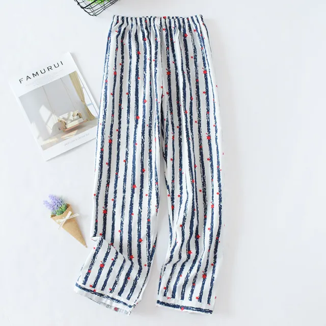 Thin Ladies Cotton Pajama Pants Woven Plus Size Home 15Style 3Xl - Shop at LoveMi