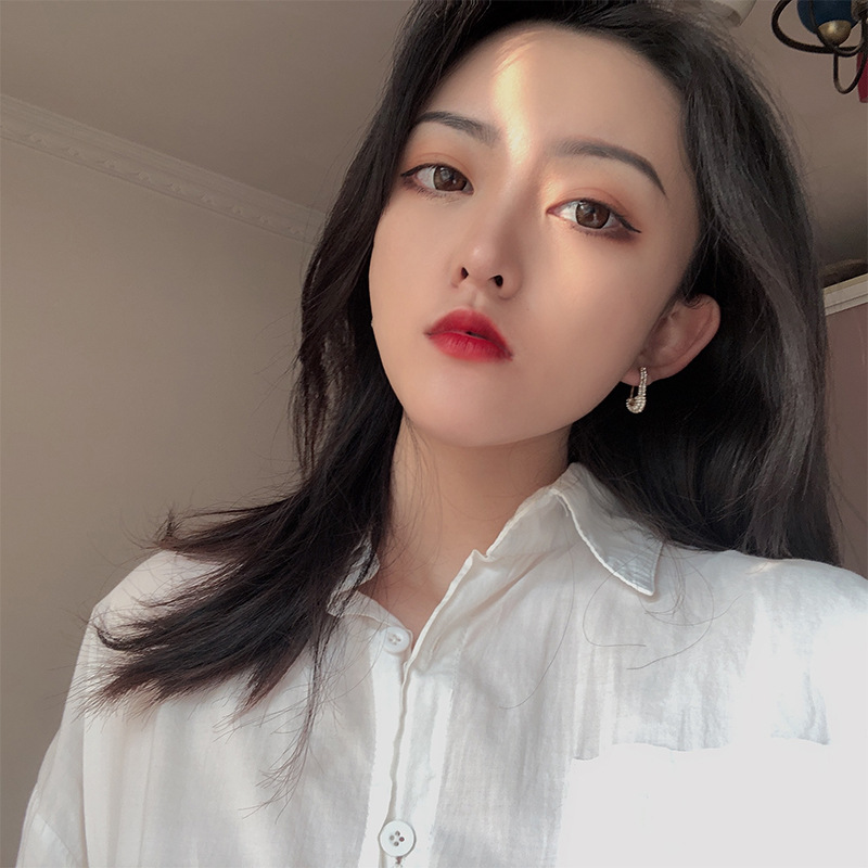 Brooch Full Diamond Fashion Earrings