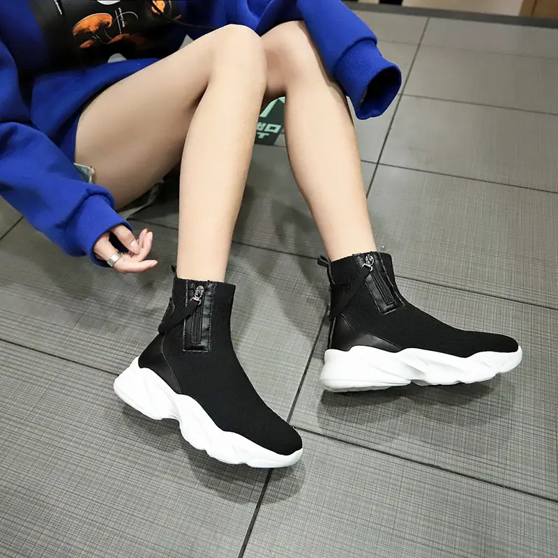 Super Fire Casual High Top Sports Net Red Women's Shoes