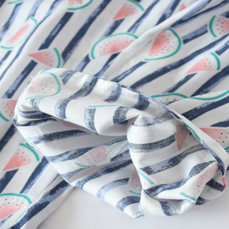 Thin Ladies Cotton Pajama Pants Woven Plus Size Home