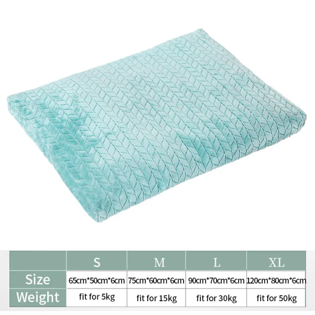 Removable And Washable Winter Warmth Thick Sleeping Pad Fresh Green - Shop at LoveMi