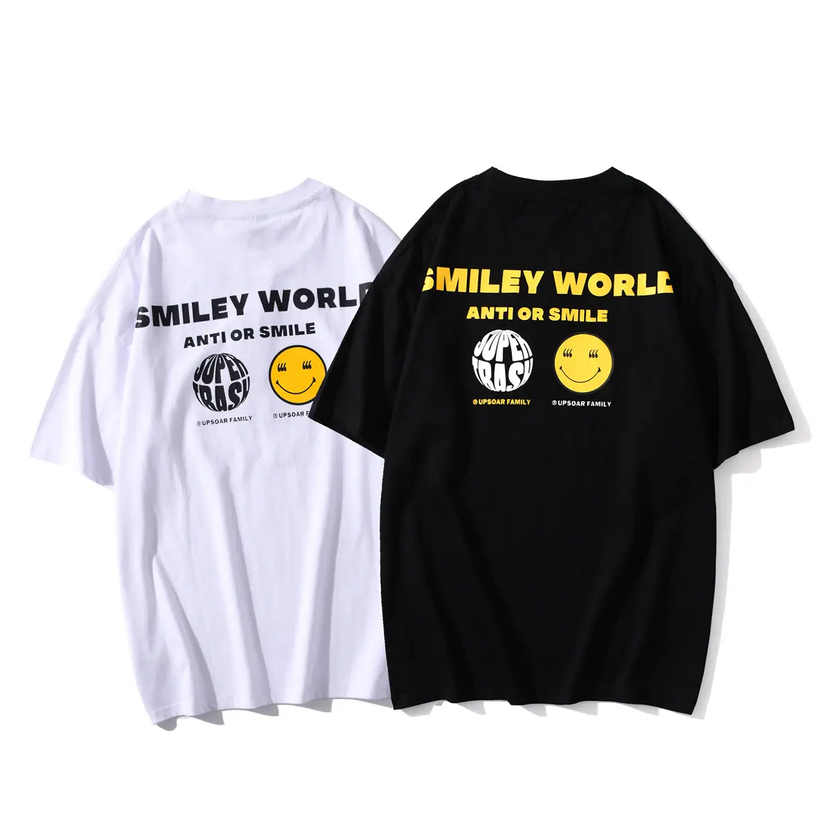 Letter Print Short Sleeve Loose Pullover T-shirt