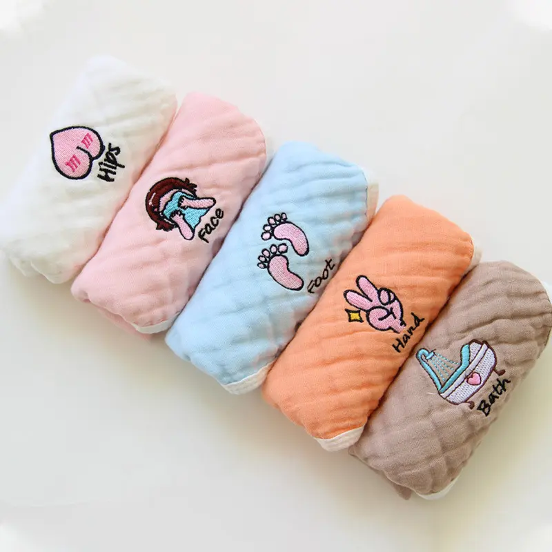 Children's Towel Embroidery Baby Saliva